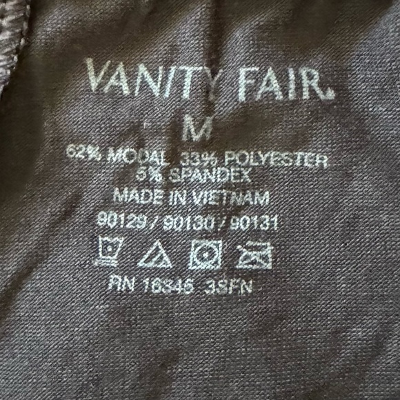 NWOT Vanity Fair Black Sz Med - Picture 12 of 13